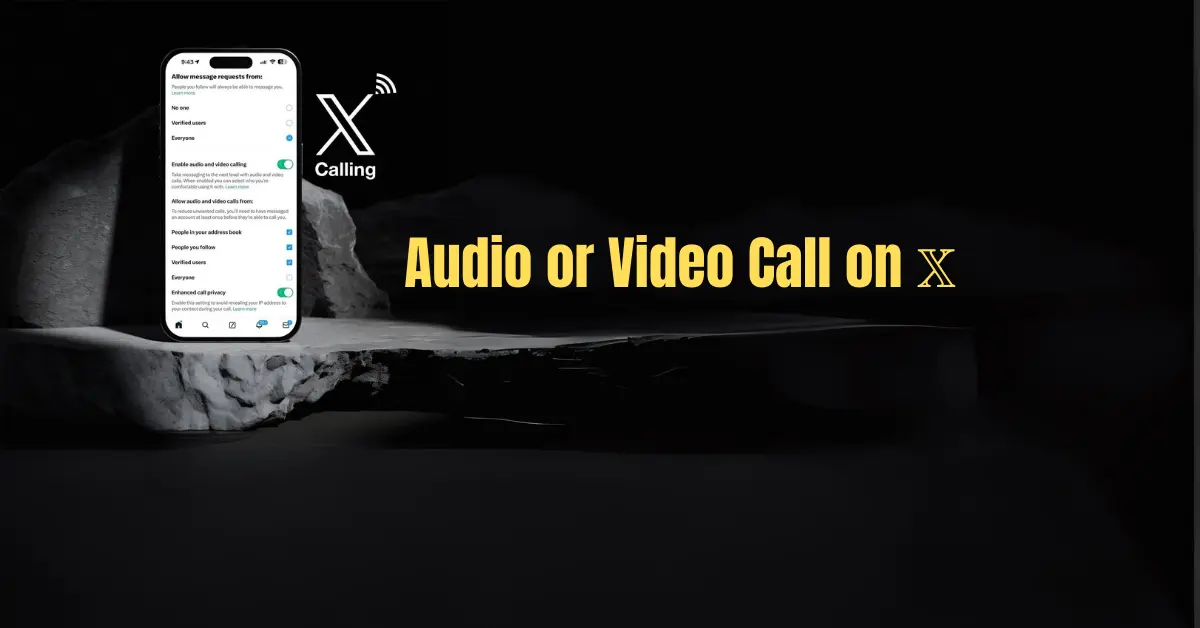 How to audio or video call someone on 𝕏