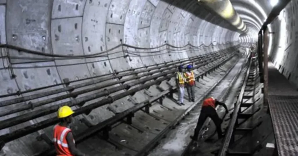 Underwater Metro Tunnel in Kolkata